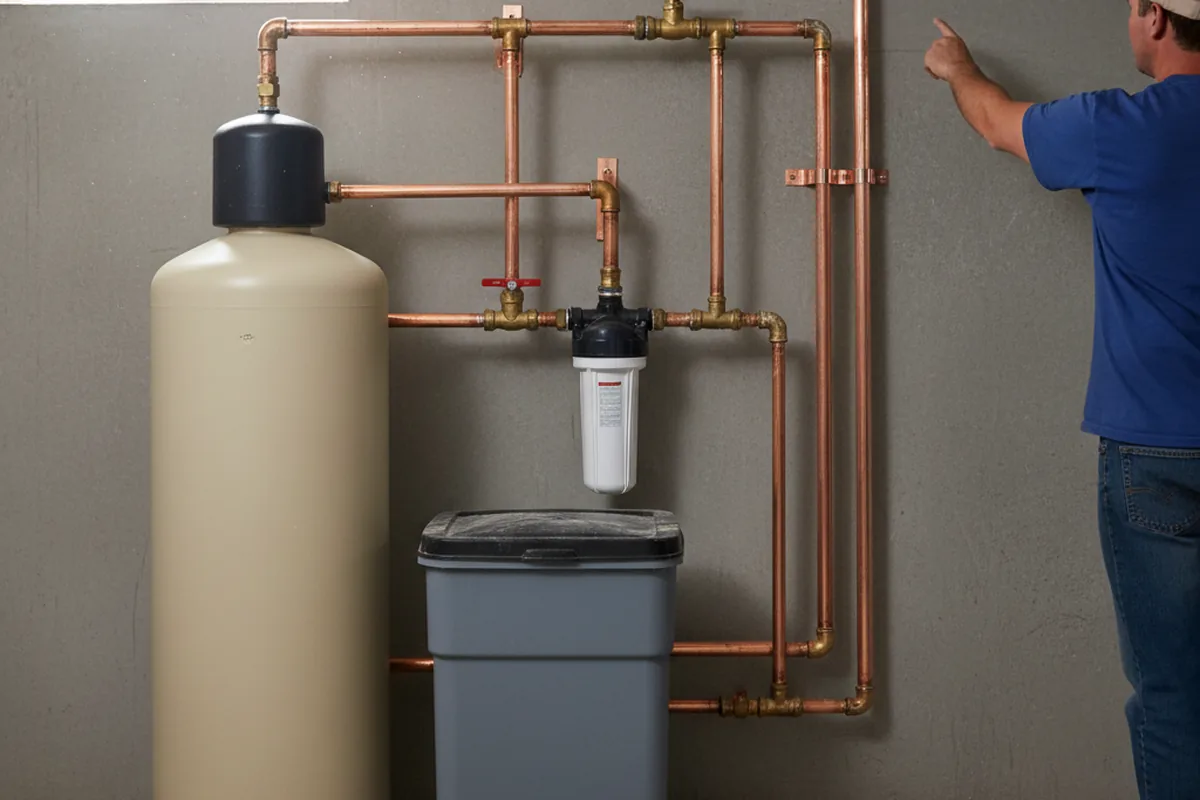 Whole-house water treatment system installed in Harleton